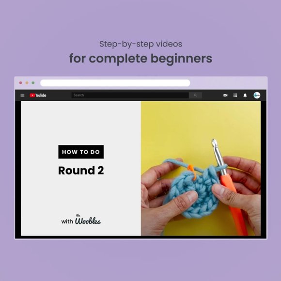 Bjorn the Narwal Beginner Crochet Kit - Picture 6 of 12